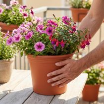 Article Pot de fleurs plastique terracotta Ø29cm H24cm