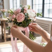Article Épingles à tête perlée Ø6 mm 65 mm rose (boîte de 100)