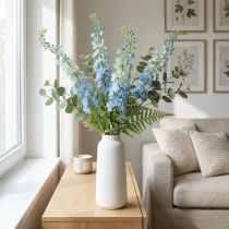 Article Delphinium artificiel bleu clair 130 cm en polyester