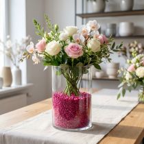 Article Granulés décoratifs fuchsia en marbre 2-3 mm – 2 kg