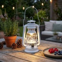 Article Lampe LED rétro dimmable blanc chaud 24,5 cm avec 15 lumières