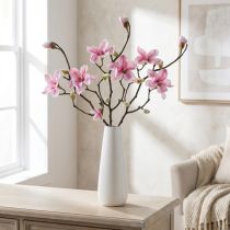 Article Branche de Magnolia Artificielle Rose 59 cm - Lot de 3
