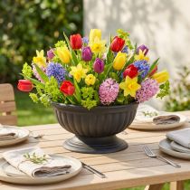 Article Coupe décorative avec pied anthracite Ø26cm