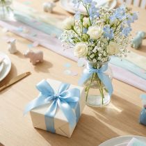 Article Ruban cadeau et décoration 15 mm x 50 m bleu clair