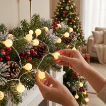Article Guirlande lumineuse LED Cerise blanc chaud 9m 120LED