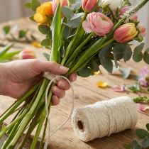 Article Bobine de corde en jute crème Ø4mm - 100m