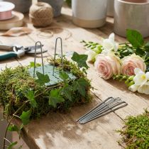 Article Épingles en métal galvanisé 80 mm pour créations florales - 400 g