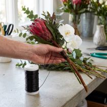 Article Fil décoratif laqué noir Ø0,50mm 50m sur bobine