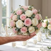 Article Boule en polystyrène Ø30 cm blanche pour loisirs créatifs