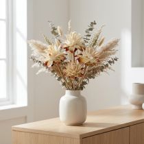 Article Leucospermum Mix Crème Séché - 100 Fleurs