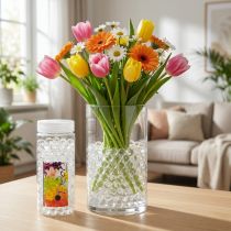 Article Perles d’eau décoratives pour plantes transparentes Ø15-18 mm 500 ml