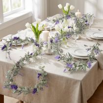 Article Guirlande de Fleurs Artificielles Lilas Printanier 145 cm – Lot de 2