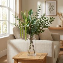 Article Branche décorative artificielle avec gousses de haricot vert 68 cm