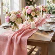 Article Tissu en Jute Rose 50 cm x 9,1 m – Décoration de Table
