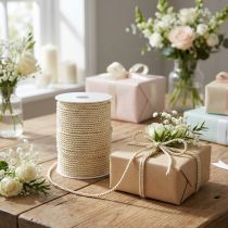 Article Kordel crème 2 mm en acétate - 50 m