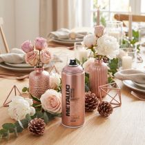 Article Spray Peinture Effet Métallique Rosé 400ml