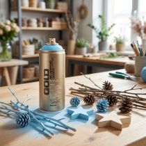 Article Spray peinture acrylique baby blue Montana Gold 400ml