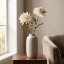 Article Chrysanthèmes Artificiels Crème 72 cm - Lot de 2