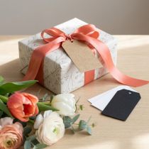 Article Étiquettes décoratives en papier 3,5 × 6 cm - Lot de 300