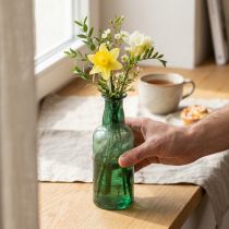 Article Mini vase en verre vert Ø6 cm H17 cm