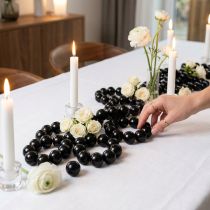 Article Perles de décoration noires Ø8mm 250 pièces