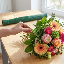 Article Fil de support floral vert 0,6 mm x 300 mm - 1 kg