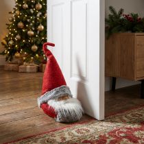Article Figurine Père Noël 35 cm – Décoration de Noël et Butée de Porte