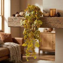 Article Guirlande de Feuilles de Vigne Artificielles Automnales Jaune-Brun-Vert 95 cm