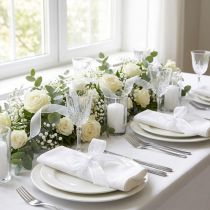 Article Ruban en organza blanc 15 mm x 20 m