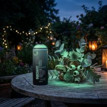 Article Spray peinture fluorescente effet vert phosphorescent 400 ml Montana Cans