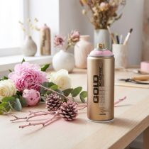 Article Spray peinture acrylique rose Lychee Montana Gold 400ml