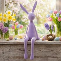 Article Kantenhocker lapin violet 56 cm - Décoration de Pâques