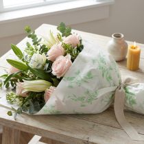 Article Rouleau de papier soie motif lierre vert 50 cm 5 kg