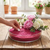 Article Sable décoratif fuchsia 0,5 mm - 2 kg