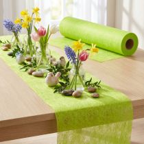 Article Drapé décoratif en tissu non tissé vert clair 23 cm x 25 m