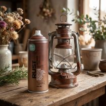 Article Spray Effet Rouille Intérieur et Extérieur Marron 400ml
