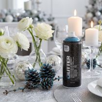 Article Spray Pailleté Effet Cosmos Bleu Montana 400ml