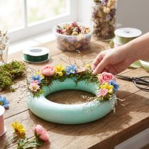 Article Anneaux en polystyrène mint 25 cm – Lot de 2