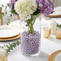 Article Perles décoratives brillantes lilas en argile 4-8 mm – 1L