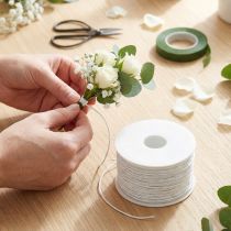 Article Fil en papier blanc 2 mm 100 m