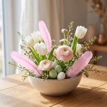 Article Plumes Roses en Véritable Ganse 18-20 cm, Lot de 2 x 20 g