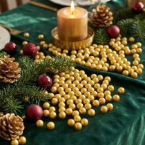 Article Lot de 250 Perles Décoratives Ø8 mm en Plastique Doré