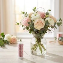 Article Fil décoratif rose Ø0,30mm 50m en zinc
