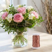 Article Fil décoratif cuivré 50m pour créations florales et bricolage