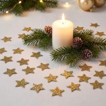 Article Mini Étoiles Dorées Pailletées 2,5 cm – Lot de 96