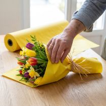 Article Papier à Manchette Jaune 37,5 cm x 100 m pour Emballage et Décoration