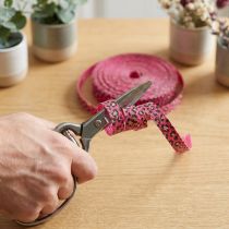 Article Ruban décoratif à motifs léopard rose pour paquets cadeaux et bricolage 10 mm x 100 m