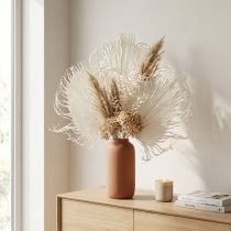 Article Feuilles de Palmier Séchées et Blanchies 45 cm - Lot de 5