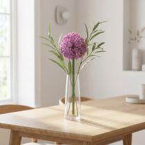 Article Fleur artificielle Allium décorative en violet – 90 cm
