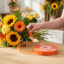 Article Ruban Organza Orange 6 mm x 50 m en Nylon
